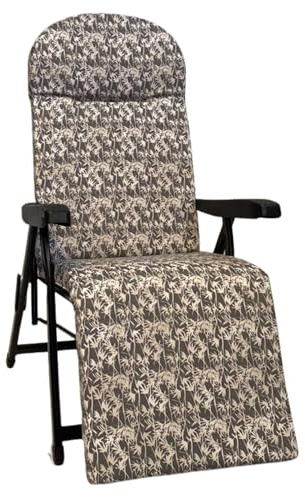 TECNOCUCI Materassino arrotondato per sdraio automatica - Ideale come cuscino per giardini ed esterni - Diverse Colorazioni Disponibili - 160x48cm - Spessore 4,5cm - Realizzato in Italia