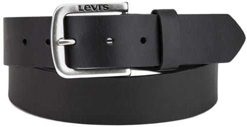 Levi's Herren Seine Gürtel, Schwarz (Noir Regular Black), (Herstellergröße: 80)