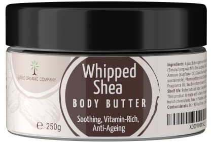 Whipped Shea Body Butter – Vitamin Rich Moisturiser, Natural, Vegan, Ethical & Sustainable