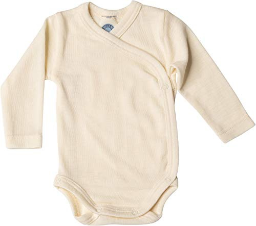 Cosilana Baby Body in 70% lana e 30% seta kbT (50-56, naturale)