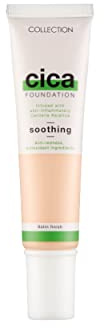 Collection Cosmetics Hydrating Medium Coverage Cica Foundation Infused with Anti-Redness, Vegan Foundation, 30ml, Extra Fair