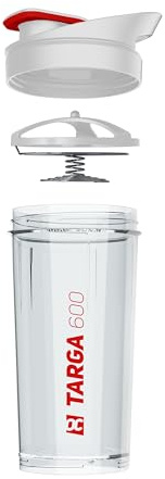 ROCKITZ Protein Shaker 500ml mit einzigartigem Konzept - dicht + leichte Reinigung + Protein Mischfeder = perfekt cremige Shakes ohne Klumpen – Premium Fitness Shaker Proteinshake