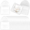 Münztaschen Set,50 Stück Münzen Hüllen, 5,2 x 5,5 cm Münzen sammelalbum Kunststoff Tasche Münzhüllen Transparente Münzhüllen Tasche Münzhüllenhalter Für Münzen Schmuck Kleine Gegenstände