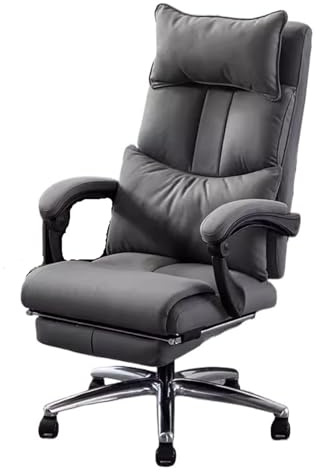 Sedia da gioco ergonomica, sedia girevole per computer con tessuto tecnologico, design confortevole per uso domestico e ufficio