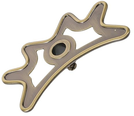 MAGICLULU Support de Pont de Queue de Billard Portable en Métal Finition Bronze Ancien Accessoire de Table de Billard Stable et Ergonomique pour Snooker et Outil de Pont de Queue Léger