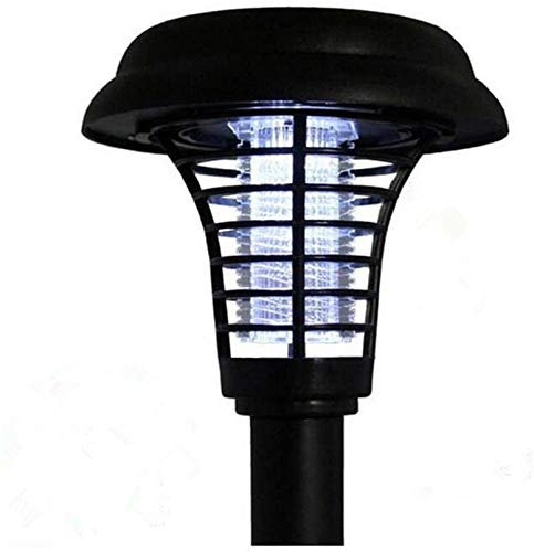 EONYUANGUO Solar Insect Killer UV Lamp, LED Solar Power Mosquito Repellent Bug Zapper Killer UV Lamp Insect Pest Outdoor Garden Lawn Landscape Light