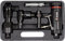 Yato Pneumatisches 3-in-1 Werkzeugschleiferset Druckluft Ratsche, Gerade Schleifmaschine, Winkelschleifer, 1/2 & 1/4, 9-teilig