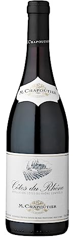 M. Chapoutier Cotes du Rhone AOC trocken - Trockener, aromatischer Rotwein aus Frankreich (1 x 750 Milliliter )