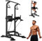 PCAFRS Multifunktions-Powerturm, verstellbare Höhe, Dip-Ständer, Klimmzugstange, Dip-Ständer für Zuhause, Fitnessstudio, Krafttraining, Workout, Fitness