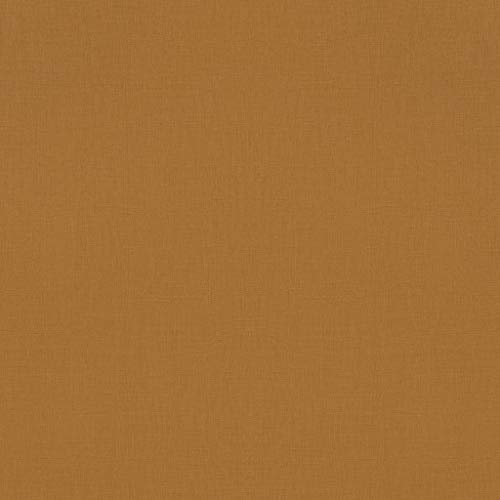 Rasch Papel pintado 531466 de la colección Amazing, papel pintado no tejido, color marrón coñac con estructura textil ligera, 10,05 m x 53 cm