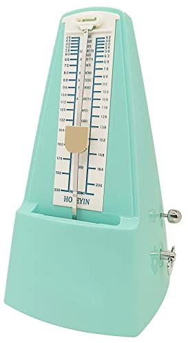 HOSEYIN Mechanisches Metronom, Universal-Metronom für Klavier, Gitarre, Violine, Trommeln und andere Instrumente (Standard, grün)