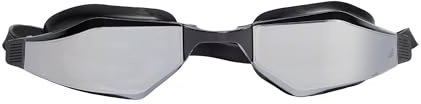 adidas Unisex Ripstream Speed Swim Goggles, Black/Silver Metallic/Carbon, One size