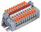 COZERI 10 Stk Reihenklemmen Hutschiene,Durchgangsklemmen, für 0,5-2,5mm² Kabel,für Elektroinstallation, Heimwerkerprojekte und schnelle Verdrahtung