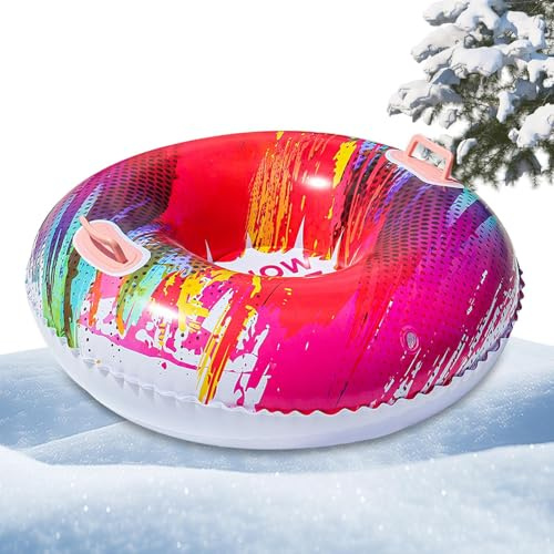 Tubos de Nieve para niños, Adultos, Trineo Inflable para Deportes de Invierno, Campo de Nieve, al Aire Libre, niños y Adultos