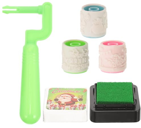DOITOOL y Rodillos Navideños para Manualidades Infantiles Juguetes Creativos DIY para Niñas Regalo para Fiestas y Detalles de Navidad Color Aleatorio