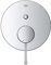 GROHE Essence, Badewannenarmatur für 2 Verbraucher (Wasserhahn für die Badewanne, automatische Umstellung: Wanne/Brause, Einhebel-Mischbatterie mit langlebiger Oberfläche), chrom, 24058001