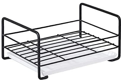 Organizer Cucina Lavello, Porta Spugna Cucina Lavello, Supporto per Lavello Acciaio Inox, Portaoggetti da Lavandino per Detersivi, Spugne, Piatti, Pennelli, Forniture da Cucina