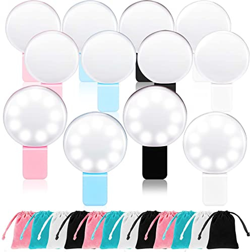 12 Pack Nurse Light Clip on Rechargeable Nursing Light Nurse Light Hands Free to Grip Clothing Pocket Light Clip on Badge Clothing with Keychain Light for Nurses Accessories for Work