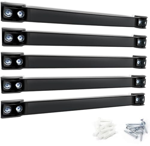 DGSL Magnetic Tool Holder Strip 5 Pack, 16 In Heavy Duty Tool Organizer Magnetic Strip, Tool Magnet Bar For Garage Tool Organization