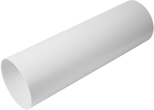 Vent Systems Tubo de ventilación redondo de 150 mm de diámetro – 0,5 m de largo – para conexión de alcantarillado, conducto de escape o conducto de suministro, sistema de calefacción y ventilación.