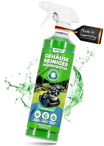 Qindoo Mähroboter Reiniger Gehäuse, Rasenmäher Pflege Reinigungsspray zum Säubern der Oberfläche von Gartengeräten aller Art