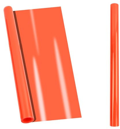 Wasserdicht Auto Scheinwerfer Folie Auto Scheinwerfer Folie Tönungsfolie, Scheinwerfer Folie für Scheinwerfer Nebelscheinwerfer Rückleuchten Blinker (Orange)