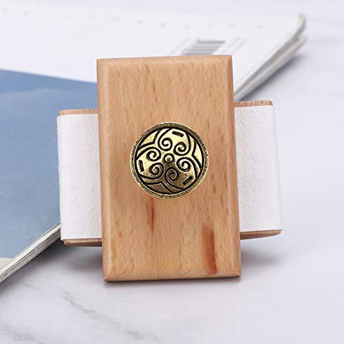 Löschpapier, Tinte Absorbierendes Siegelholz mit Klarer Textur für Kalligraphie (Originale Holzfarbe)