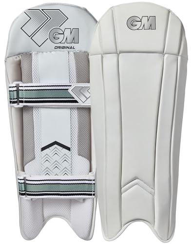 Gunn & Moore GM - Almohadillas para críquet | Original | Revestimiento de Poliuretano con Relleno de Espuma de Alta Densidad | Empeine de Malla cómodo | Adulto | Aproximadamente 1,065 kg por par | 1