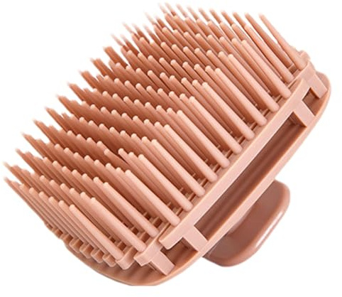 Spazzola per shampoo per cuoio capelluto, spazzola per scrubber per capelli, massaggiatore per testa quadrata per uomini e donne, shampoo per capelli bagnati e asciutti, scrubber - massaggiatore per