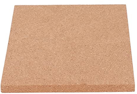 Tablero de Anuncios de Corcho de 5 Unidades Tablero de Anuncios de Alta Densidad, Tablero de Corcho Montado en la Pared para Oficina, Escuela en Casa