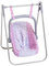 JC TOYS - 2-in-1 Hängematte und Stuhl mit Mehreren Positionen, abnehmbar für Puppen bis zu 45 cm, Rosa und Weiß, mit Punkten, tragbar, leicht, entworfen von Berenguer Boutique, ab 3 Jahren