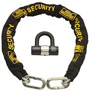 Burg Wachter Sold Secure Diamond Fahrradkette und Schloss-Set, 12 mm, 1 m