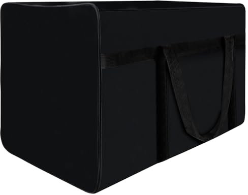 TRIZAND Bolsa de viaje grande XXL impermeable para vacaciones, viajes de negocios, equipamiento deportivo y exterior, 200 L, color negro 24257