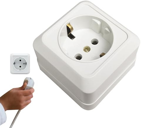Internationell utgångsadapter, EU-utgående adapter | AC-uttag 250 V tyska uttag, 16 A professionell vattentät fransk resekontakt i koppar