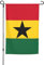 Flagge von Ghana, bedruckt, personalisierte Gartenflagge, 30,5 x 45,7 cm, modische doppelseitige Hofflagge für Rasen, Balkondekoration