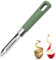 Effizienter Edelstahl Teilmattiert Potato Peeler Profi Sparschäler – Universeller Multifunktionsschäler Edelstahl und Kartoffelschäler mit Edelstahlklinge, geeignet für Gemüse, Obst und Spargel