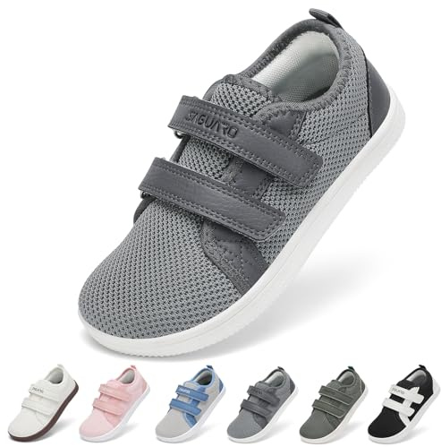 SAGUARO Bambini Scarpe Barefoot per Bambino e Bambina Rispettose del Piede Antiscivolo e Traspiranti,Adatte allo Sport e all’Uso Casual,DG.29