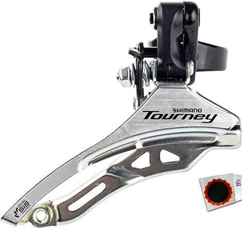 Shimano Umwerfer Tourney FD-TY300 6/7f. DOWN S. hoch 34,9mm Top-Pull 42Z Silber