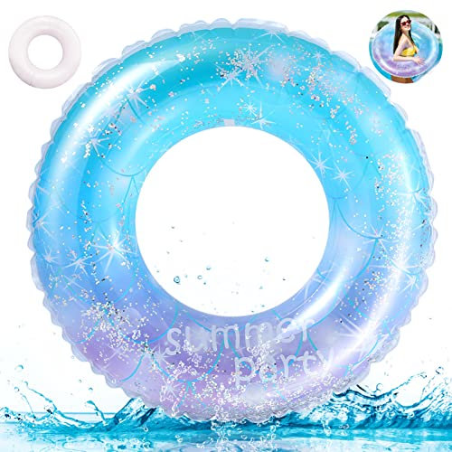 Schwimmring Erwachsene,Schwimmring Ring,Schwimmreifen Erwachsene,Aufblasbarer Schwimmreifen,Schwimmen Float,Aufblasbar Schwimmen Sommer Spielzeug,Inflatable Swim Pool Float,Sommer Wasser Spielzeuge
