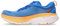 HOKA ONE ONE 1123202-CSVO M Bondi 8 Sneaker Male Coastal Sky/Vibrant ORANGE EU 44