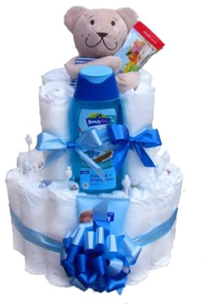 Windeltorte Junge | Das perfekte Geschenk zur Geburt & Taufe