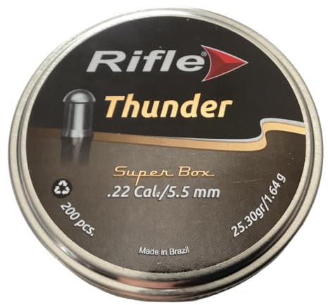 Rifle Field Thunder .22/5.50mm Airgun Pellets (Qty 200) L1073