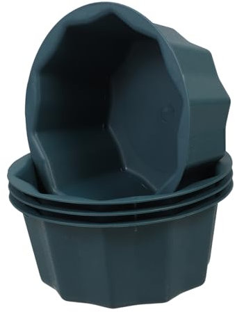 POPETPOP 4pezzi Portafiori Rotondi in Plastica Per Urne Vasi Da Per Ed Esterno Ciotole Per Da Cimitero Per Piante e Decorazioni