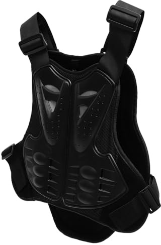 Milisten Kids Mountain Bike Protective and Comfort Padding, Pe + EVA Material with Adjustable Elastic Waist Straps Chest and Back Protector Ergonomic for Outdoor Sports and Cycling