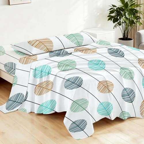 Artecreativa Juego de sábana Cama de 90, Juego de sábana 3 Piezas - sábana 160X230cm + Bajera Ajustable 90X200+25cm + Funda Almohada 1 Unidad 45X105cm, Microfibra de Poliester