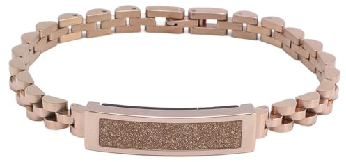 Tnfeeon Pulsera Inteligente de Seguimiento Actividad Física con Control Remoto Cámara, Aleación Zinc IP68, Rastreador Protección contra el Agua para Hombres y Mujeres Monitor Sueño (Dorado)
