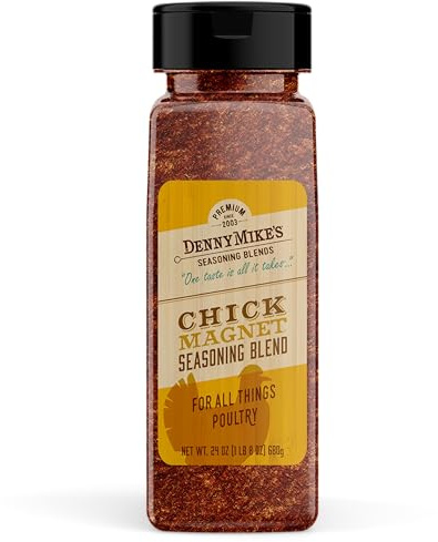 DennyMike’s Chick Magnet Chicken Seasoning 24 Ounce – Premium Rotisserie & BBQ Spice Rub, Gluten-Free, Keto-Friendly for Grilling, Smoking & Baking