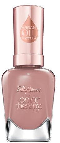 Sally Hansen Colour Therapy Nail Polish, 199 Eiffel In Love, Strengthen and Nourish Nails, Infused with Biotin and Argan Oil, 3-in-1 Formula, High-Shine Finish, Salon Quality Results, 14.7ml