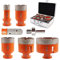 BGTEC Punte per Trapano Diamantate - 7 pezzi(20/35/40/50/68 mm+20mm punta trapano a dito+adattatore) con filettatura M14 per la foratura di porcellana, ceramica, piastrelle, granito