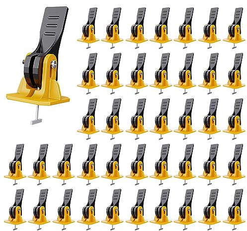 100x Système de Nivellement de Carrelage, Cales de Carrelage de 1,5mm Aide à la Pose de Carrelage Kit de Nivellement Système de Nivellement de Carrelage pour Murs Carrelage de Sol